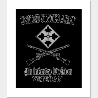 4th Infantry Division- Veteran Posters and Art